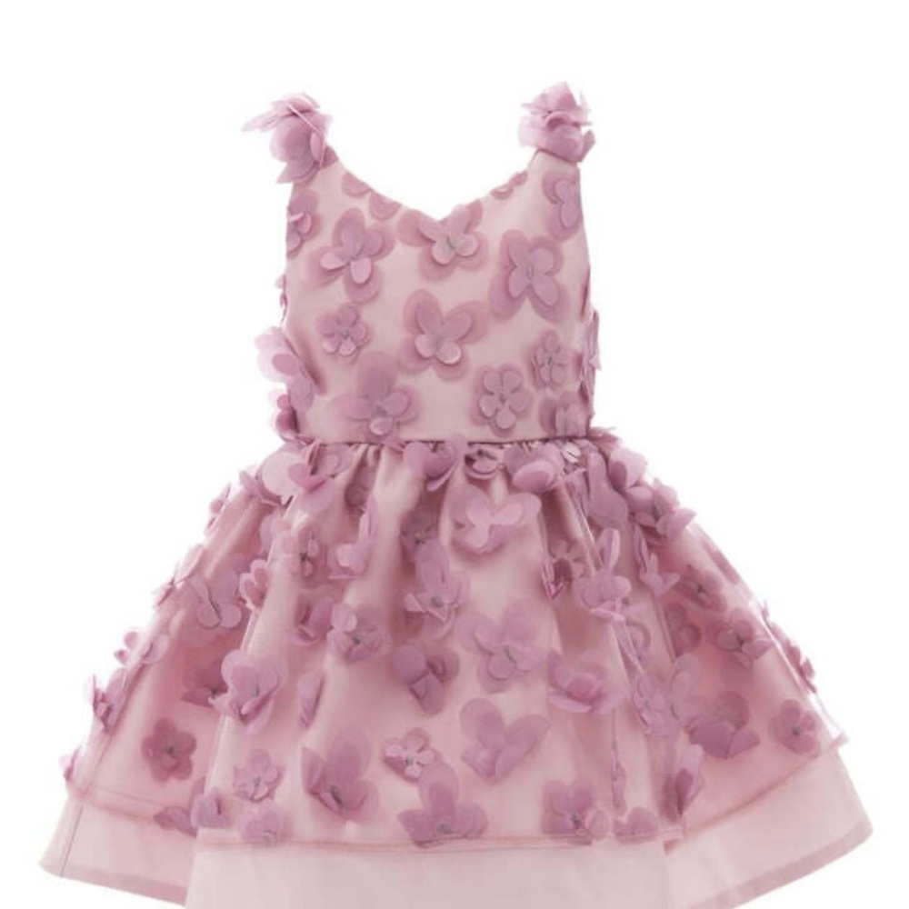 Tulleen Lago Floral Dress, Mauve